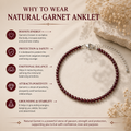 Natural Garnet Anklet
