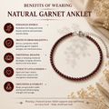 Natural Garnet Anklet