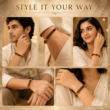 Ruling Number 1 | Crystal Bracelet | Numerology Bracelet - 8mm - 5
