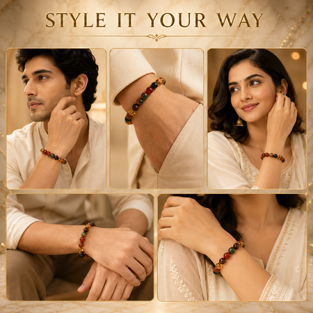 Ruling Number 1 | Crystal Bracelet | Numerology Bracelet - 8mm - 5