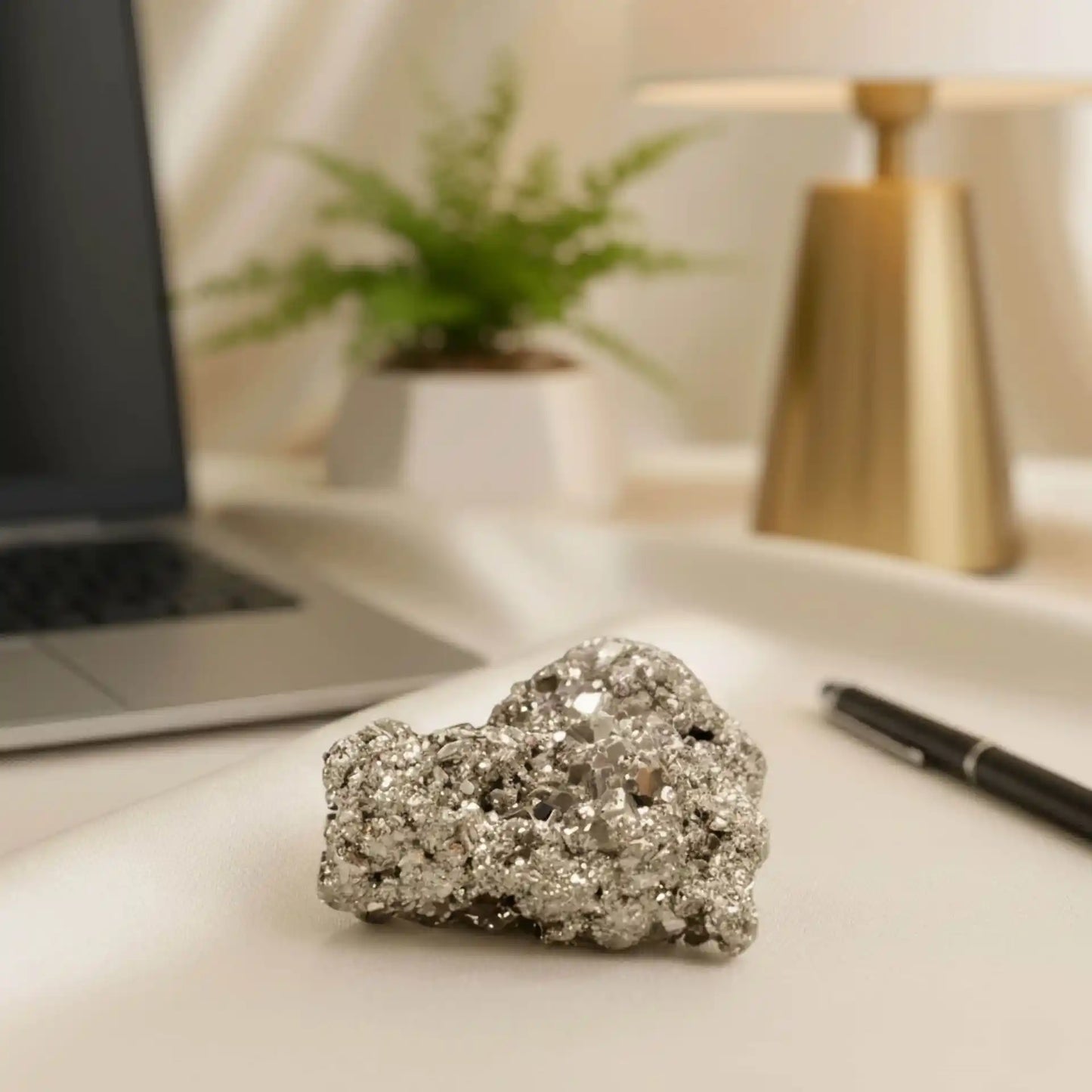 Natural Pyrite Cluster