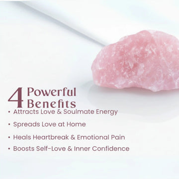 Raw Rose Quartz Stone - 2