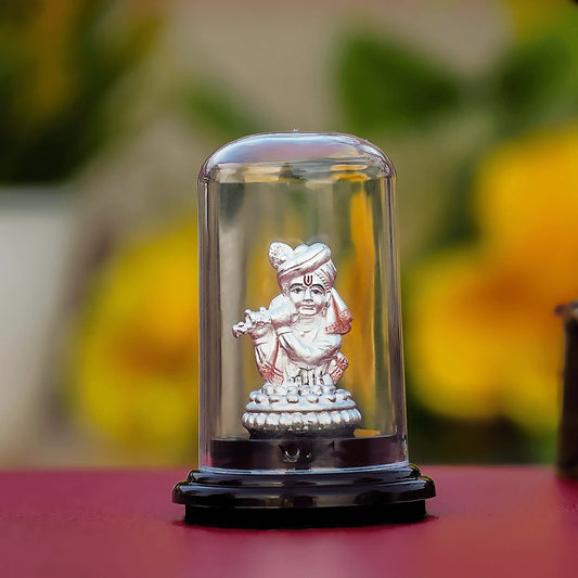 Shree Krishna Idol 999 Pure Silver