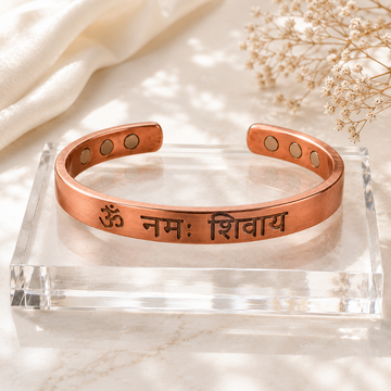 Om Namah Shivaya Copper Bracelet - 1