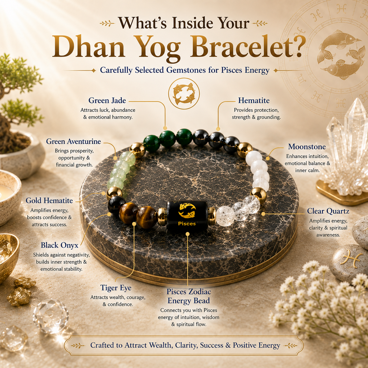 Dhan Yog Bracelet for Pisces