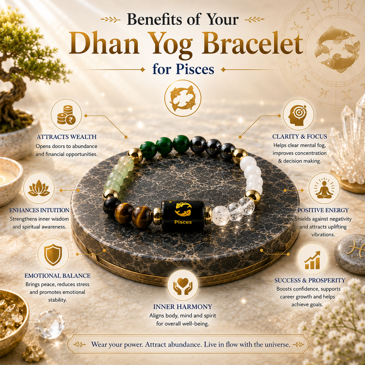 Dhan Yog Bracelet for Pisces