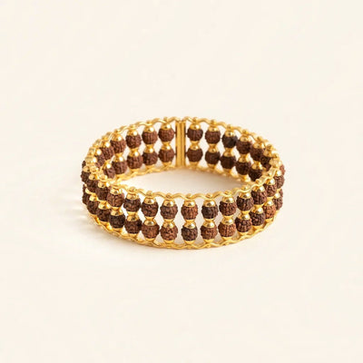 Double Layer Rudraksha Bracelet