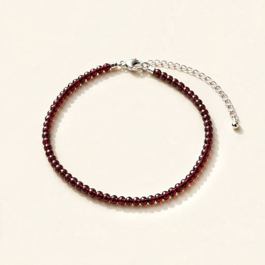 Natural Garnet Anklet (Pack of 2)