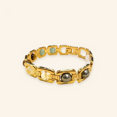 Gold Tone Dhan Yog Bracelet