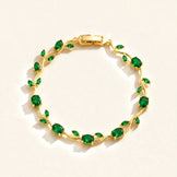 Green Tulip Bracelet