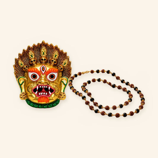 Kirtimukh and Karungali Rudraksha Beads Combo