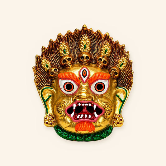 Kirtimukh Premium Wall Hanging (Golden Glow)