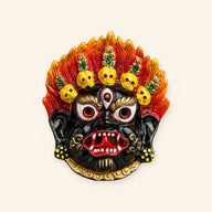 Kirtimukh Wall Decor (Black and Red)