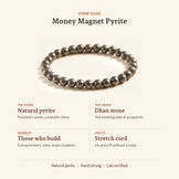 Money Magnet Pyrite Bracelet, stone guide