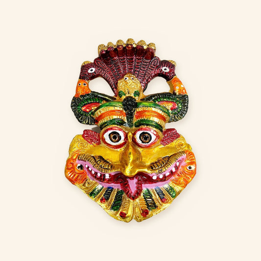 Multicolour Kirtimukh Wall Decor (Nazar Battu)