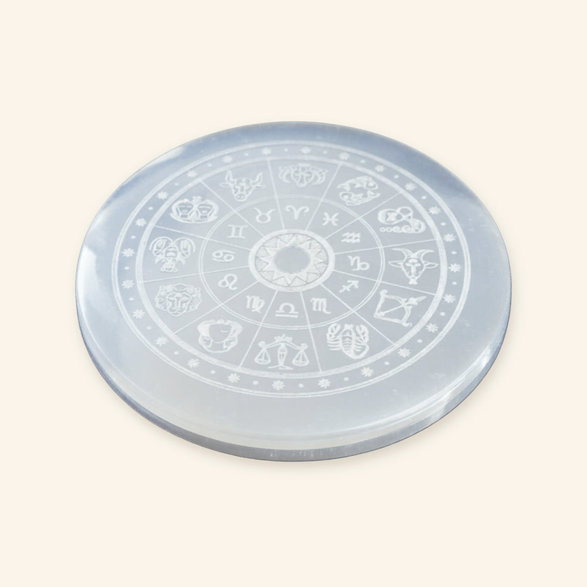 Natural Selenite Charging Plate