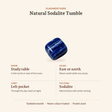 Natural Sodalite Tumble, where to place it