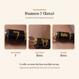 Numero Bracelet: Ruling Number 7 (Ketu), centrepiece
