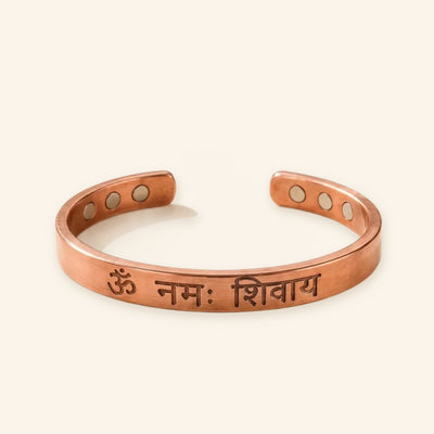 Om Namah Shivaya Copper Bracelet