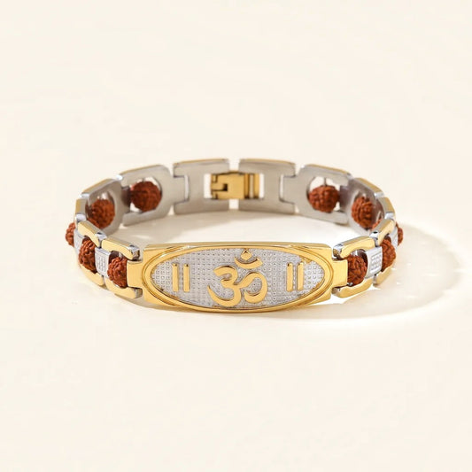 Om Rudraksha Bracelet