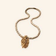 Radha Krishna Pendant Tulsi Mala