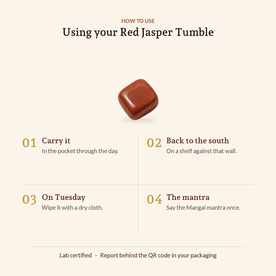 Red Jasper Tumble - How to Use