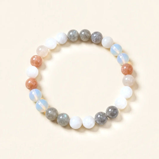 Ruling Number 2 Crystal Bracelet (Numerology, 8mm)