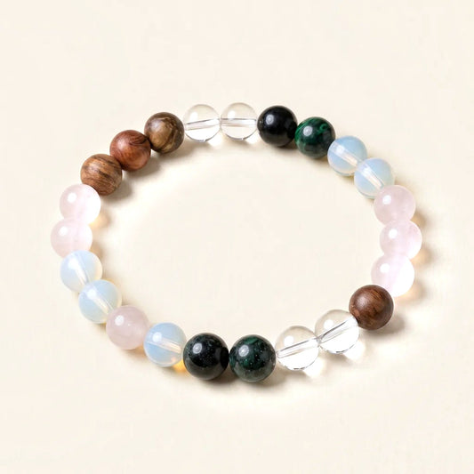 Ruling Number 6 Crystal Bracelet (Numerology, 8mm)