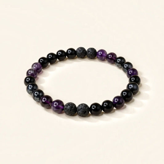 Ruling Number 8 Crystal Bracelet (Numerology, 8mm)