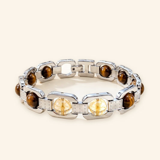 Silver Leo Zodiac Bracelet