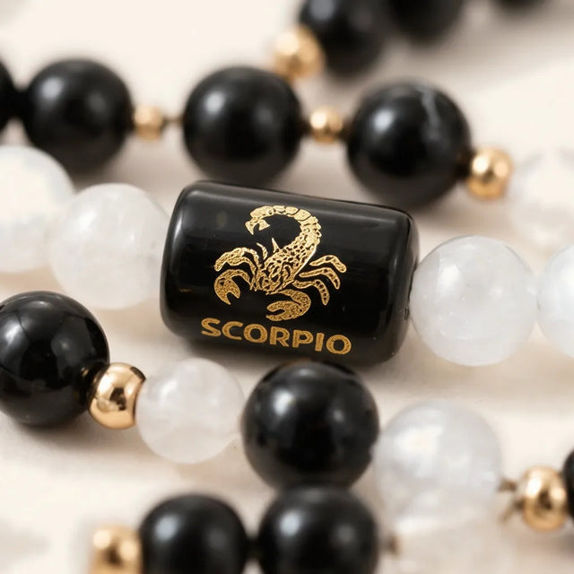 Close-up of the Scorpio barrel bead