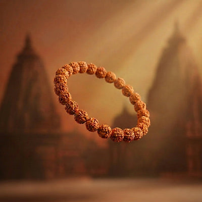 7 Mukhi Rudraksha Beads Bracelet