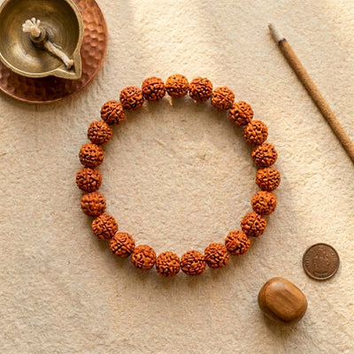 9 Mukhi Rudraksha Beads Bracelet