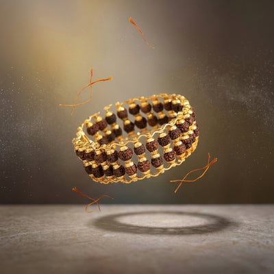 Double Layer Rudraksha Bracelet
