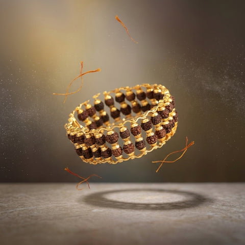 Double Layer Rudraksha Bracelet