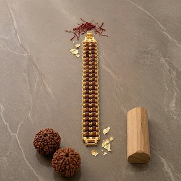 Double Layer Rudraksha Bracelet - 4
