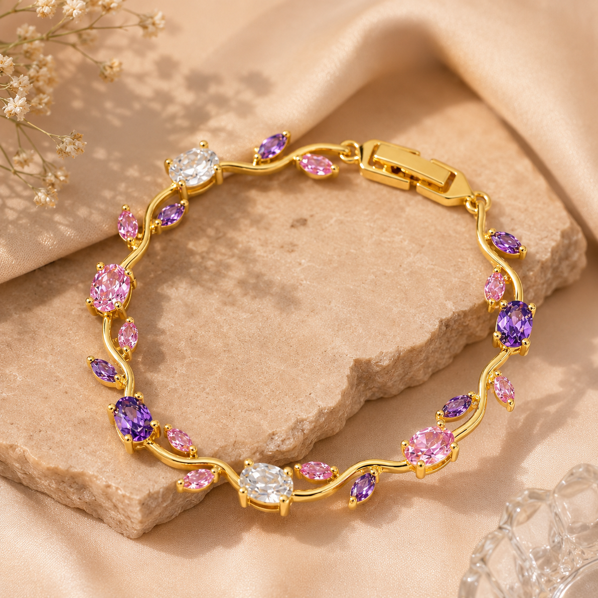 Tulip Flower Bracelet