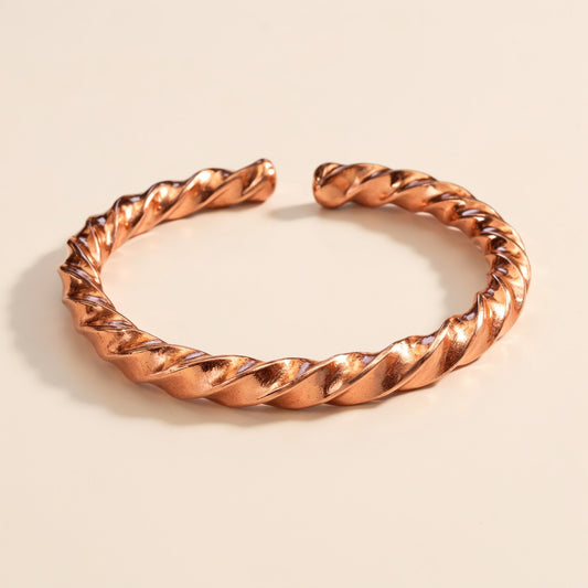 Pure Copper Twist Bracelet