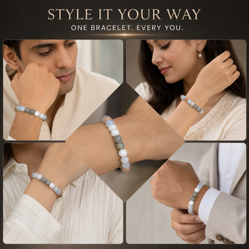Ruling Number 2 | Crystal Bracelet | Numerology Bracelet - 8mm - 5