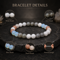 Ruling Number 2 | Crystal Bracelet | Numerology Bracelet - 8mm