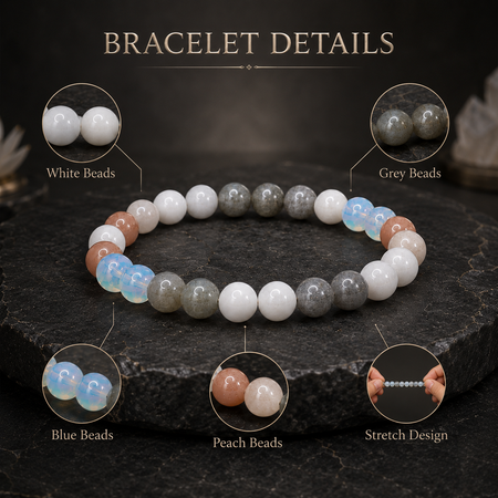 Ruling Number 2 | Crystal Bracelet | Numerology Bracelet - 8mm - 3