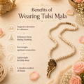 Radha Naam Pendant Tulsi Mala