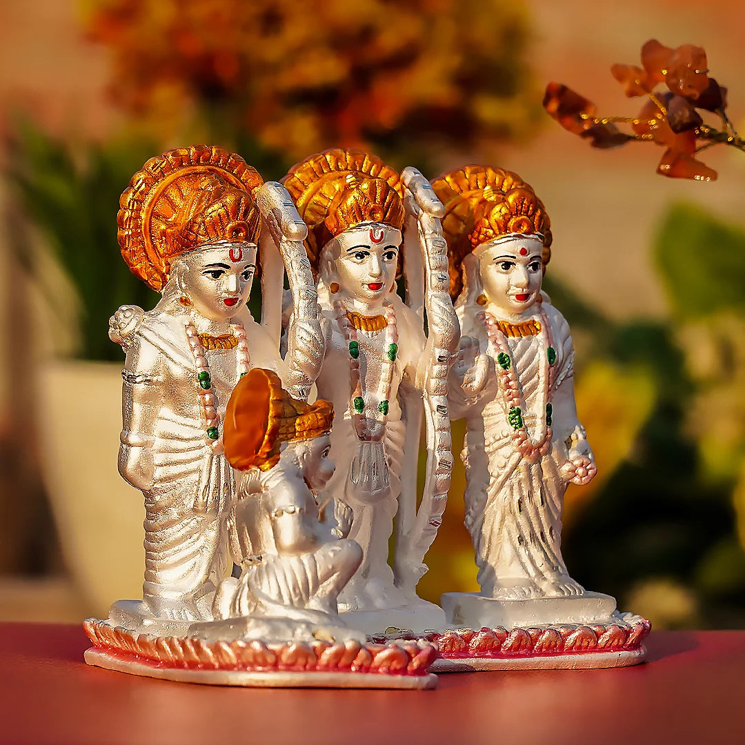 Ram Parivaar Idol Set – 999 Pure Silver