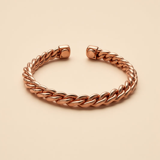 Refined Twist Copper Bracelet