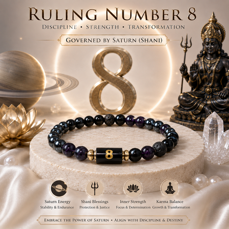 Numero Bracelet – Ruling Number 8 (Saturn) - 1