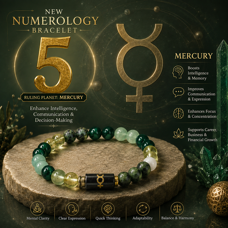 Numero Bracelet – Ruling Number 5 (Mercury) - 1
