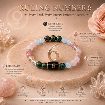 Numero Bracelet – Ruling Number 6 (Venus) - 2