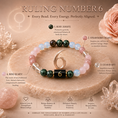 Numero Bracelet – Ruling Number 6 (Venus) - 2