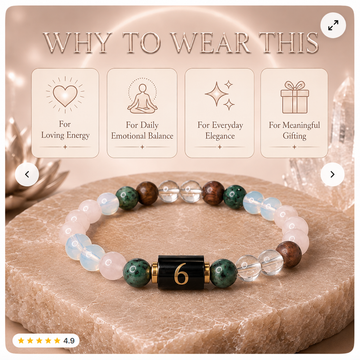 Numero Bracelet – Ruling Number 6 (Venus) - 4