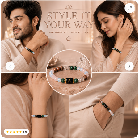 Numero Bracelet – Ruling Number 6 (Venus) - 5